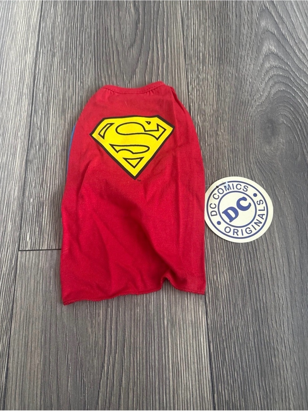 Pet Superman Cape Tank Costume
